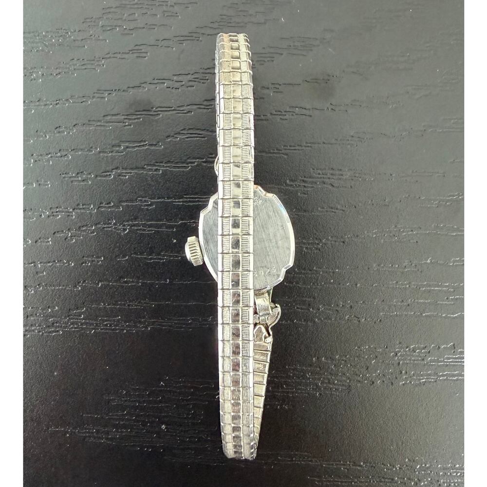 Vintage Bulova Women's Silver Tone Stainless (R078023) Watch Expandable Band - Picture 4 of 8